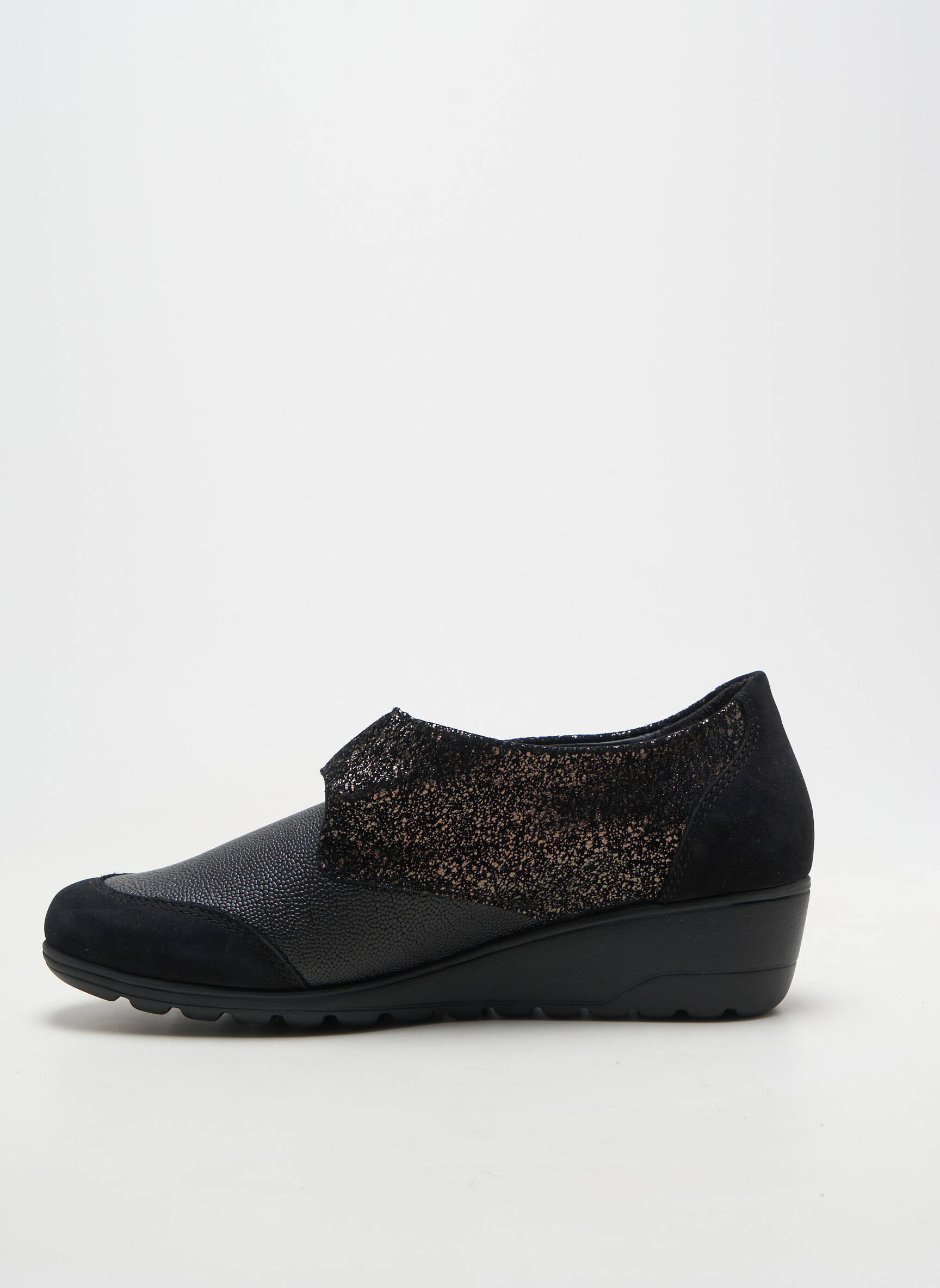 Chaussures de confort talon compensé talon de 4 à 6cm noir MOBILS femme