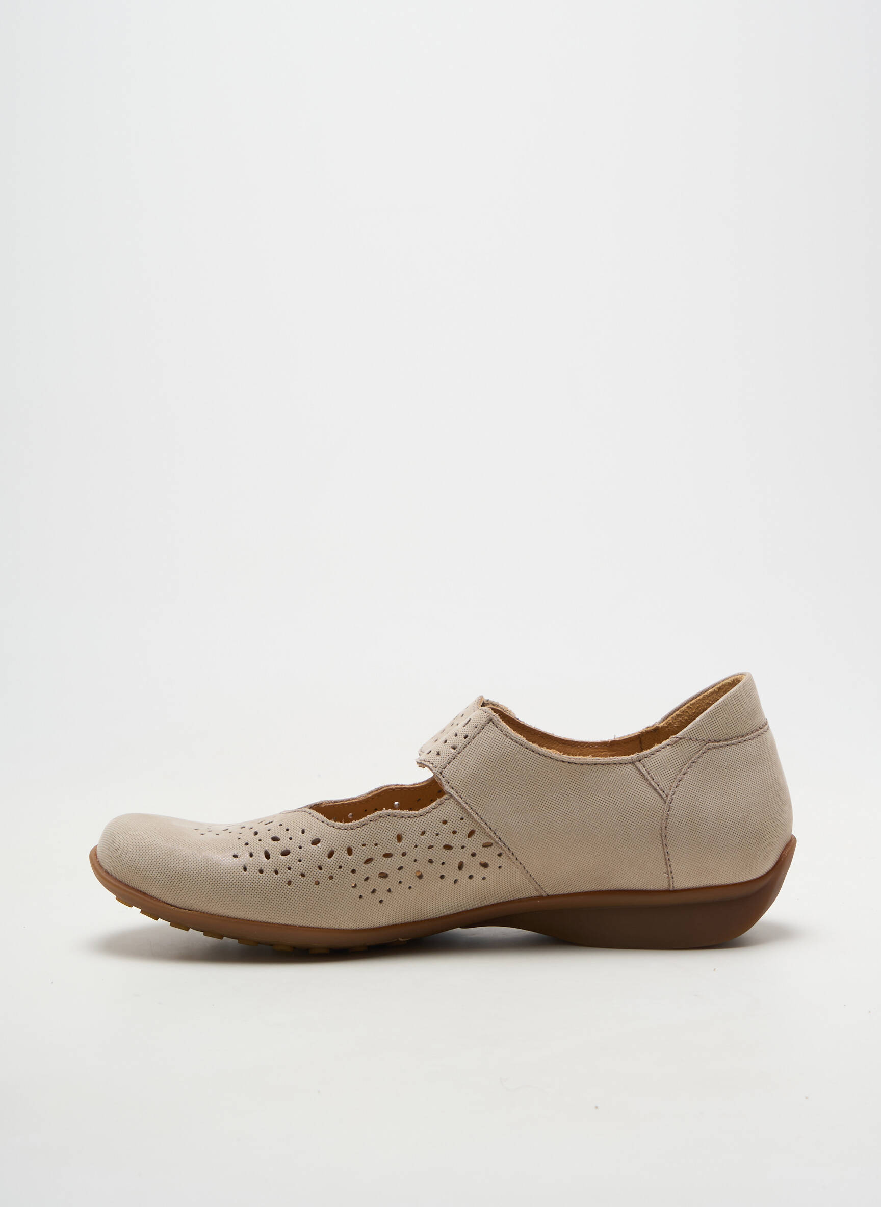 Chaussures de confort tissage satiné talon plat jusqu'à 3cm beige MOBILS femme
