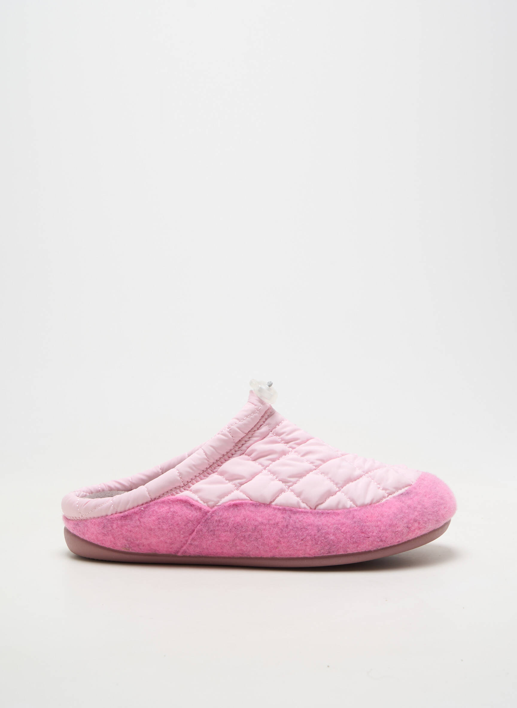 Chaussons/pantoufles tissage satiné talon plat jusqu'à 3cm rose CM CONFORT femme