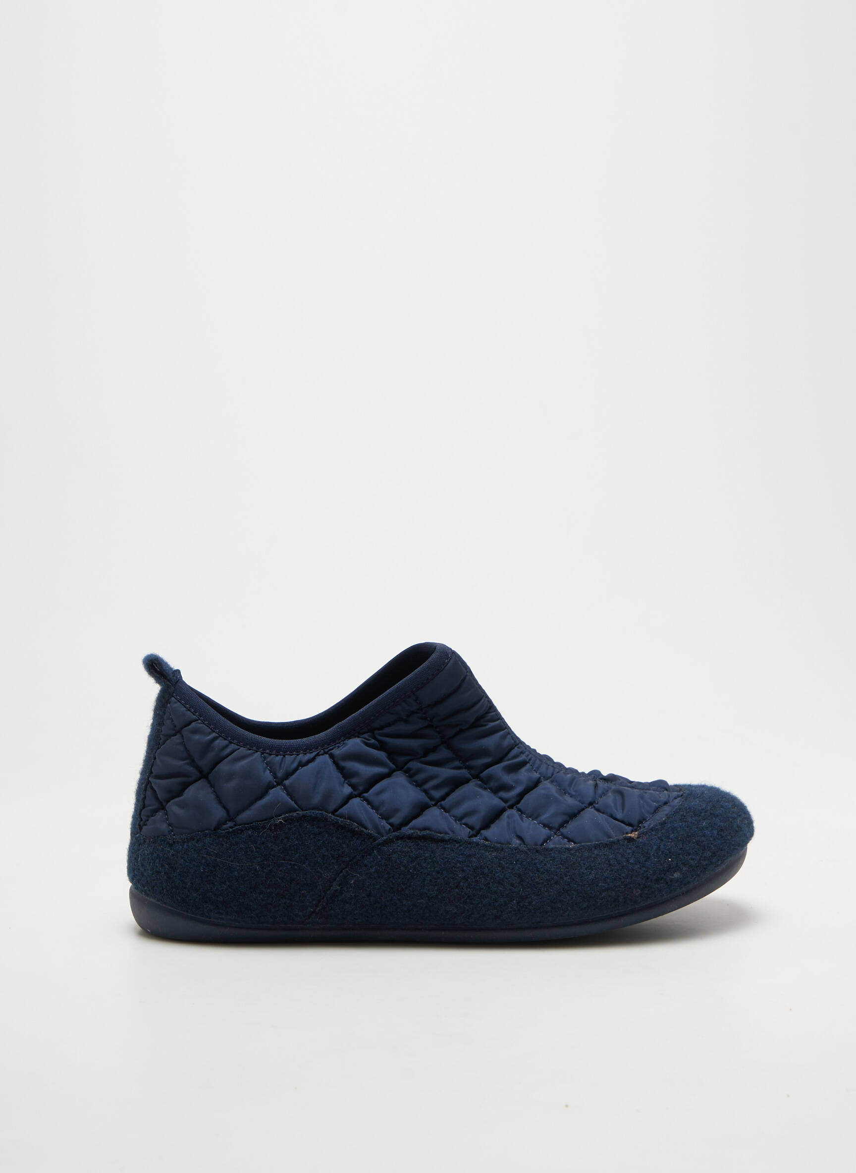 Chaussons/pantoufles fermeture elastique bout rond bleu CM CONFORT garçon