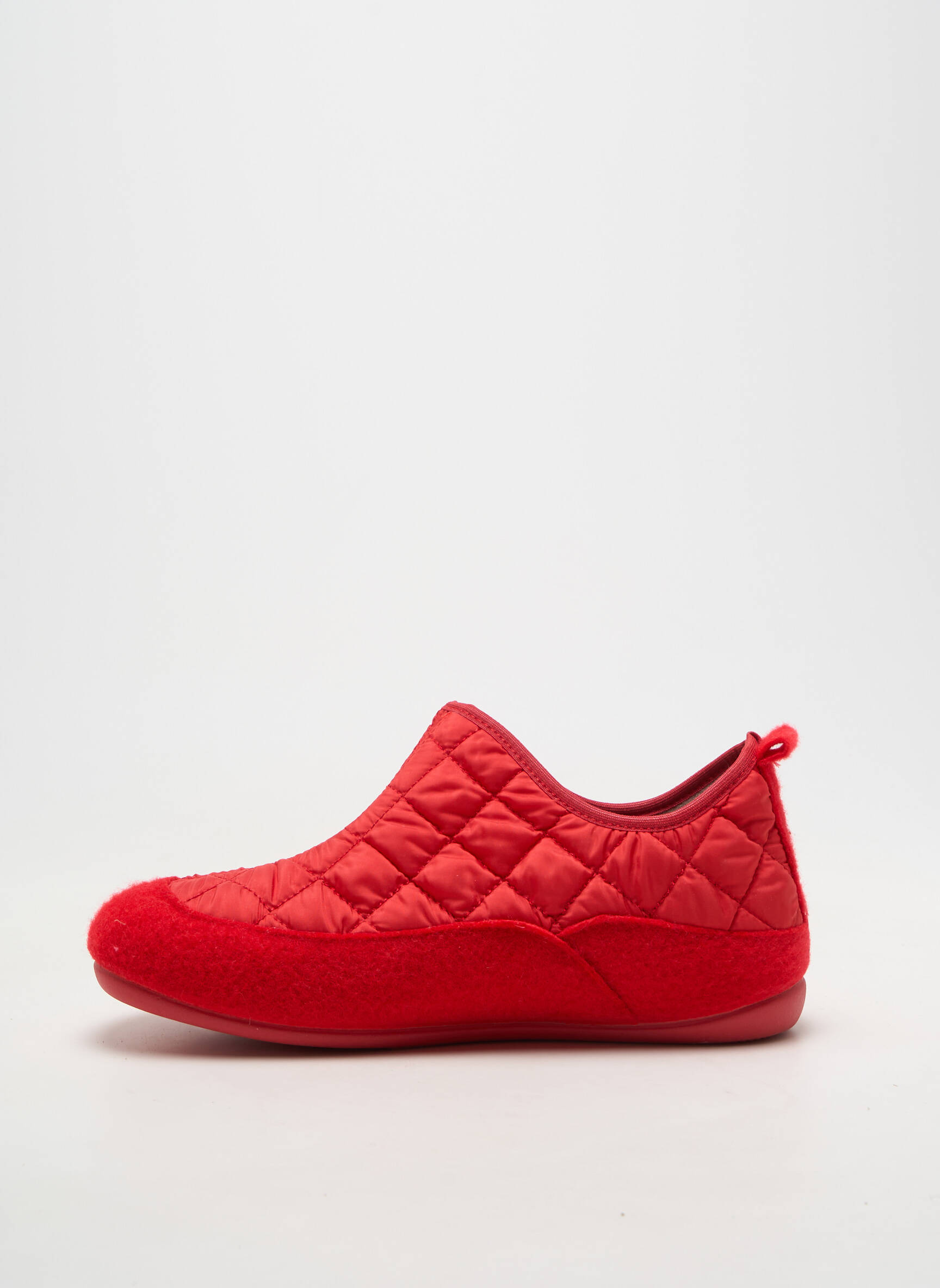 Chaussons/pantoufles fermeture elastique bout rond rouge CM CONFORT garçon