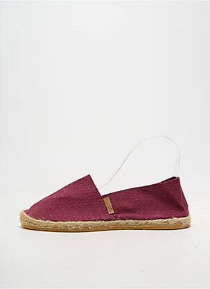 Espadrilles bout rond talon plat jusqu'à 3cm violet LA MAISON DE L'ESPADRILLE femme