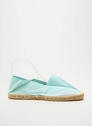 Espadrilles bout rond talon plat jusqu'à 3cm bleu LA MAISON DE L'ESPADRILLE femme