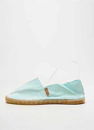 Espadrilles bout rond talon plat jusqu'à 3cm bleu LA MAISON DE L'ESPADRILLE femme