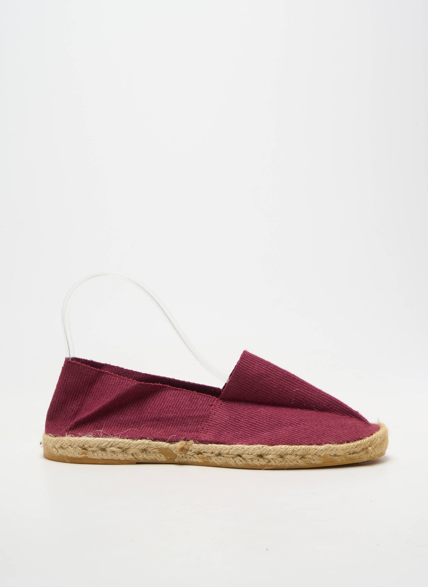 Espadrilles bout rond talon plat jusqu'à 3cm violet LA MAISON DE L'ESPADRILLE femme