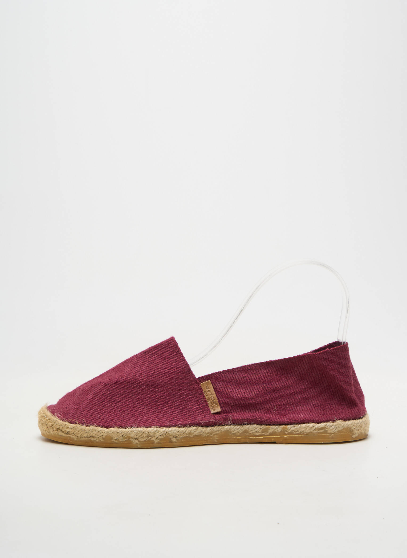 Espadrilles bout rond talon plat jusqu'à 3cm violet LA MAISON DE L'ESPADRILLE femme
