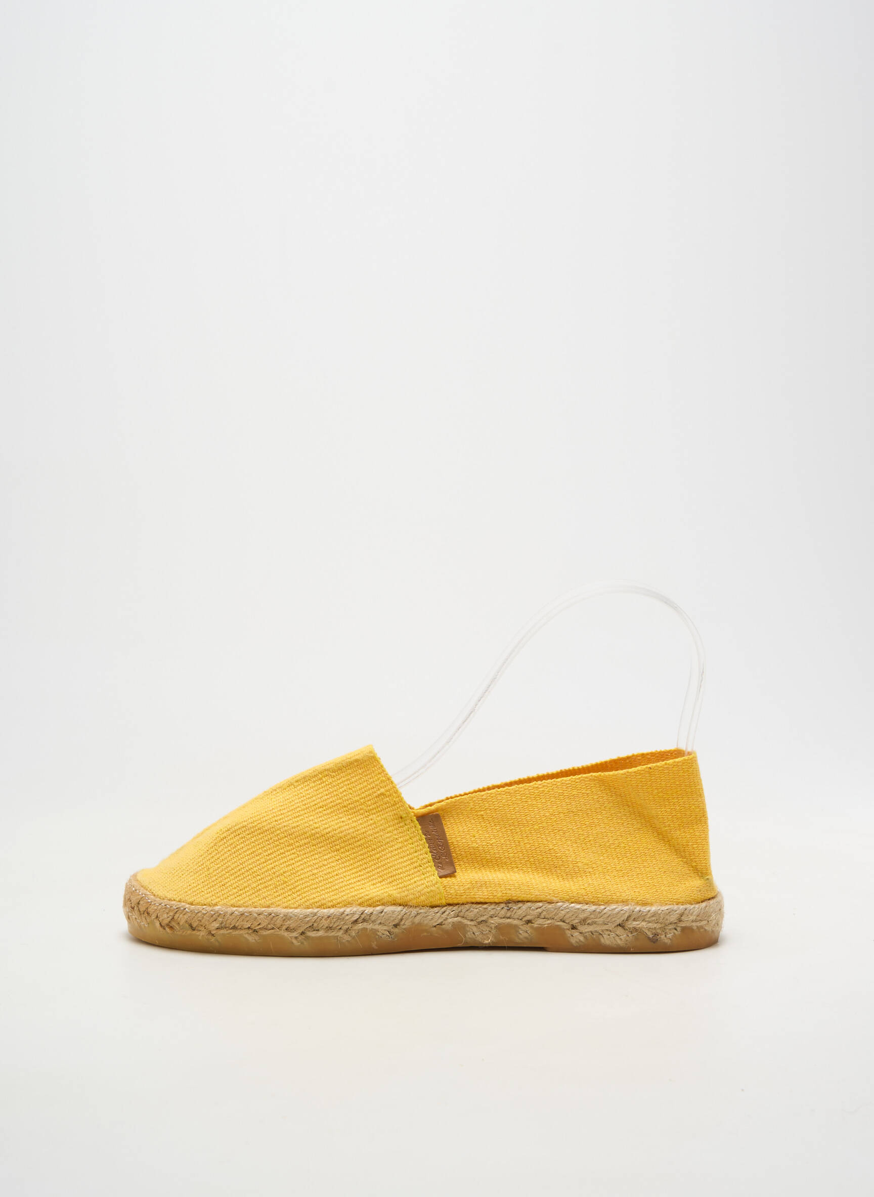 Espadrilles bout rond talon plat jusqu'à 3cm jaune LA MAISON DE L'ESPADRILLE femme