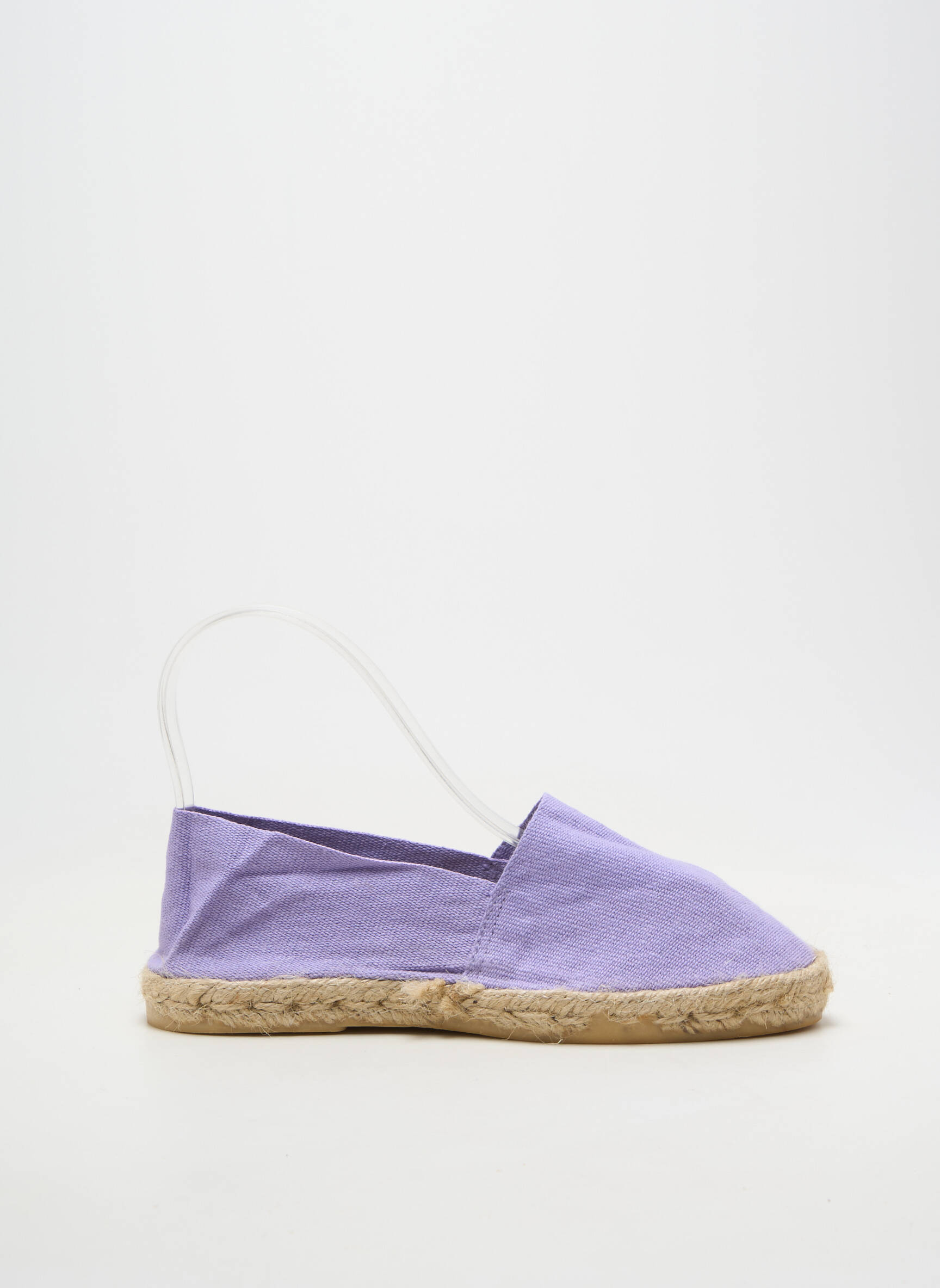 Espadrilles bout rond talon plat jusqu'à 3cm violet LA MAISON DE L'ESPADRILLE femme