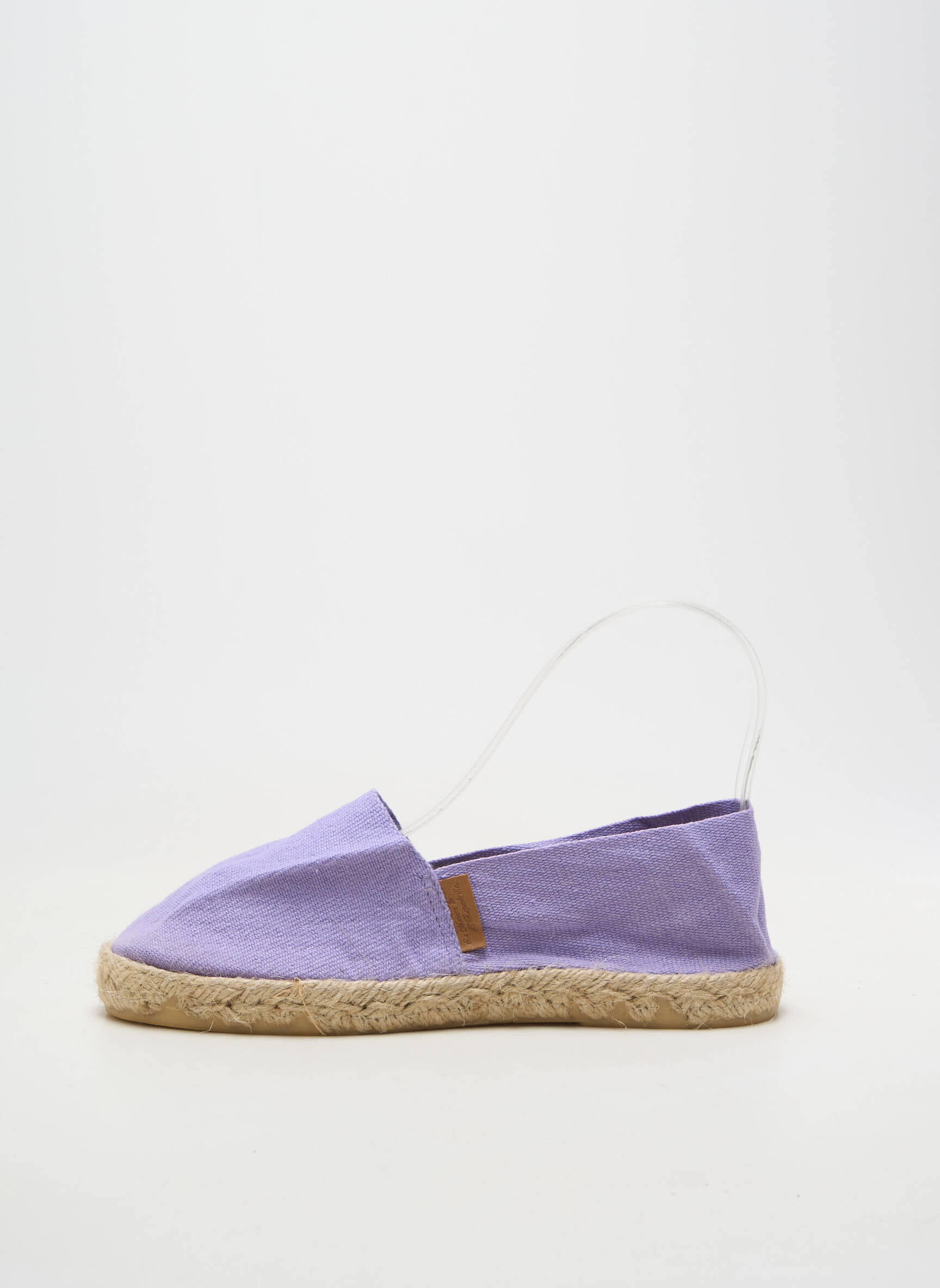 Espadrilles bout rond talon plat jusqu'à 3cm violet LA MAISON DE L'ESPADRILLE femme