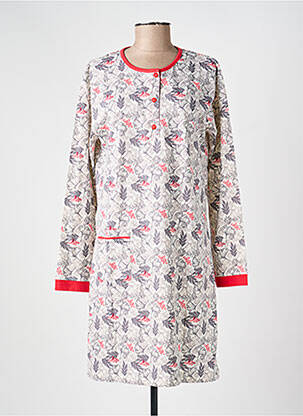 Chemise de nuit manches longues gris ROSE POMME femme
