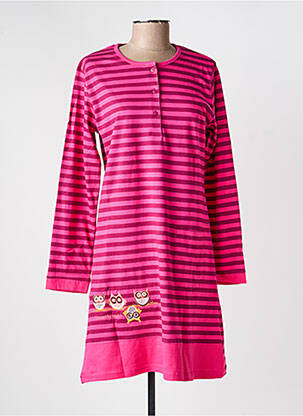 Chemise de nuit manches longues rose ROSE POMME femme