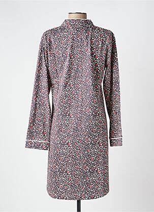 Chemise de nuit manches longues gris ROSE POMME femme