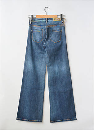 Jeans coupe large stretch taille haute bleu COUTURIST femme