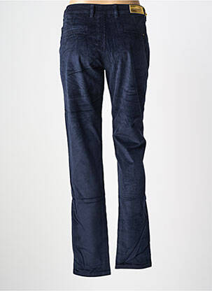 Pantalon chino stretch taille normale bleu COUTURIST femme