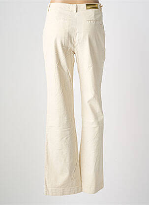 Pantalon chino stretch taille normale beige COUTURIST femme