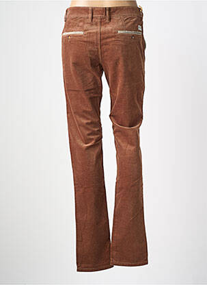 Pantalon chino stretch taille normale marron COUTURIST femme