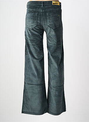 Pantalon flare stretch taille haute vert COUTURIST femme