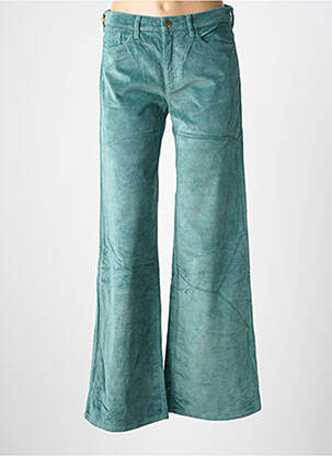 Pantalon flare stretch taille normale vert COUTURIST femme