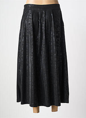 Jupe longue fermeture zip latéral noir COUTURIST femme
