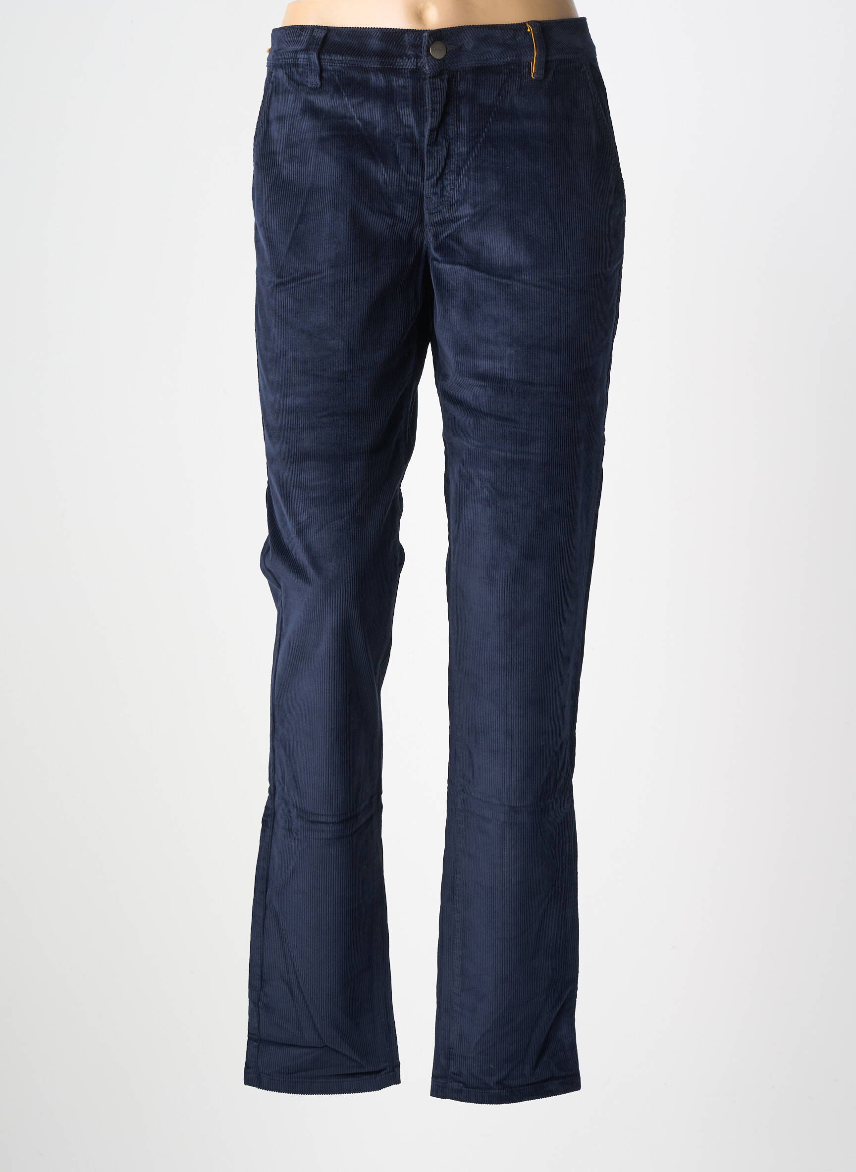 Pantalon chino stretch taille normale bleu COUTURIST femme
