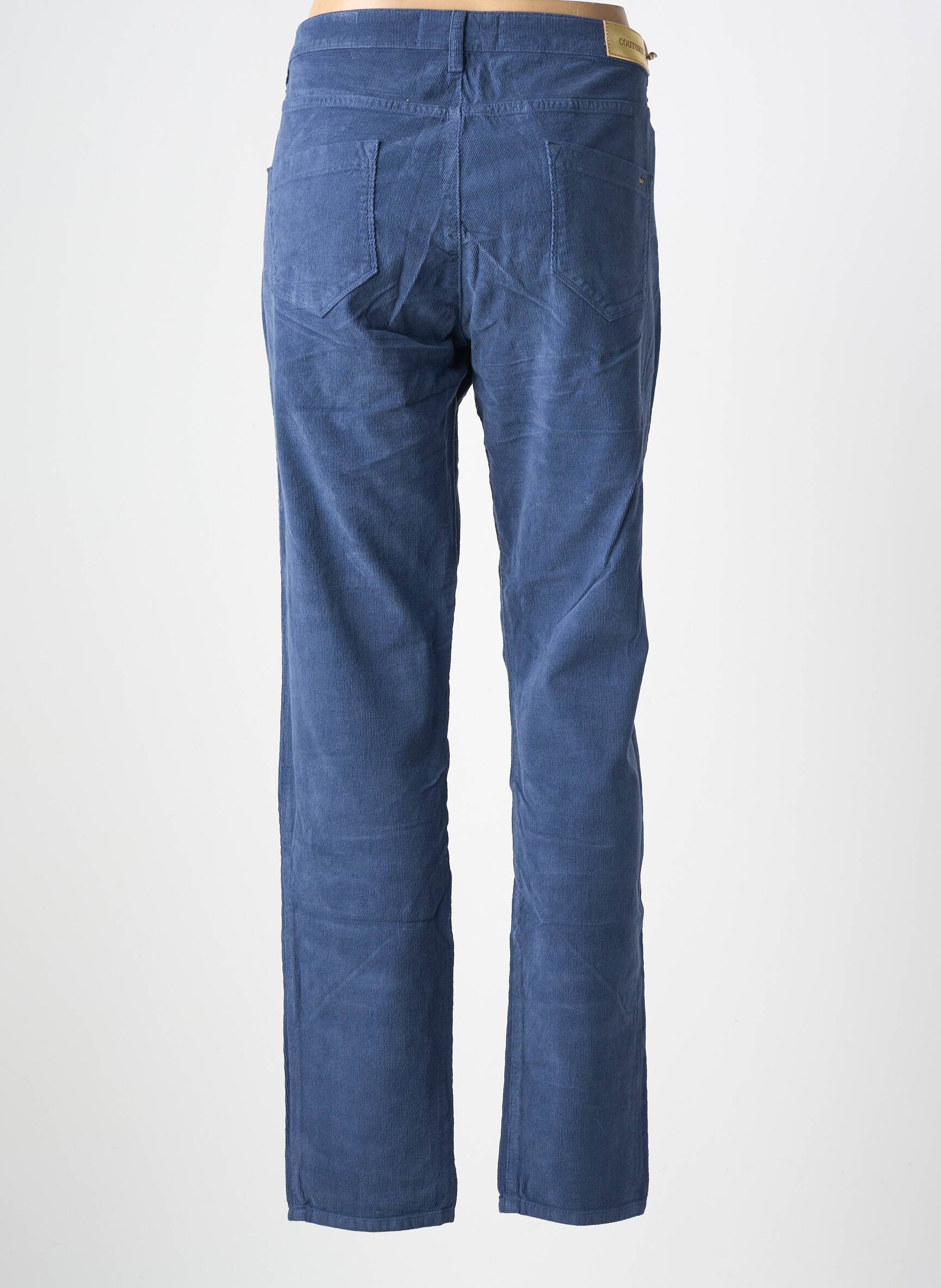Pantalon slim stretch taille normale bleu COUTURIST femme