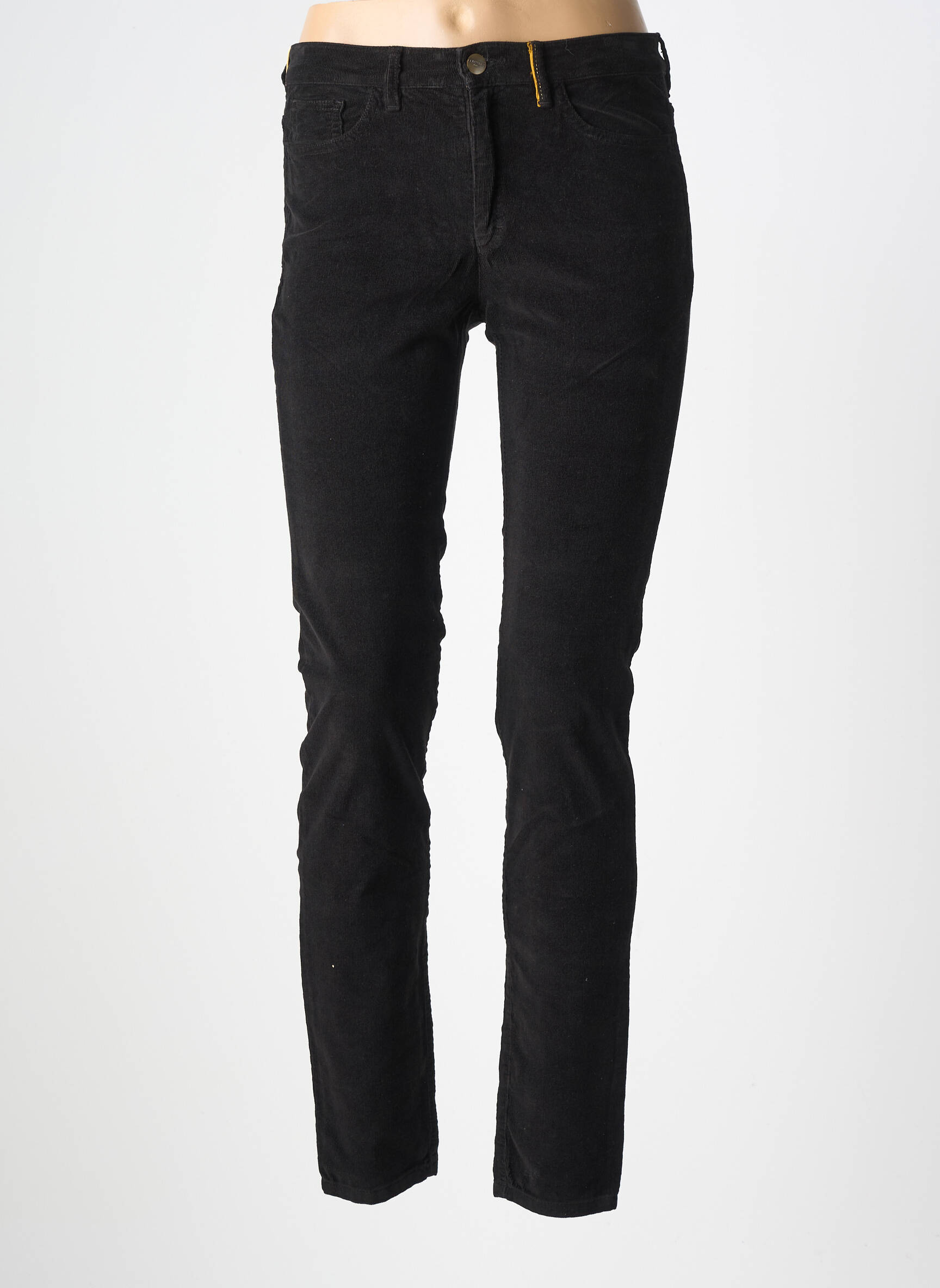 Pantalon slim stretch taille normale noir COUTURIST femme