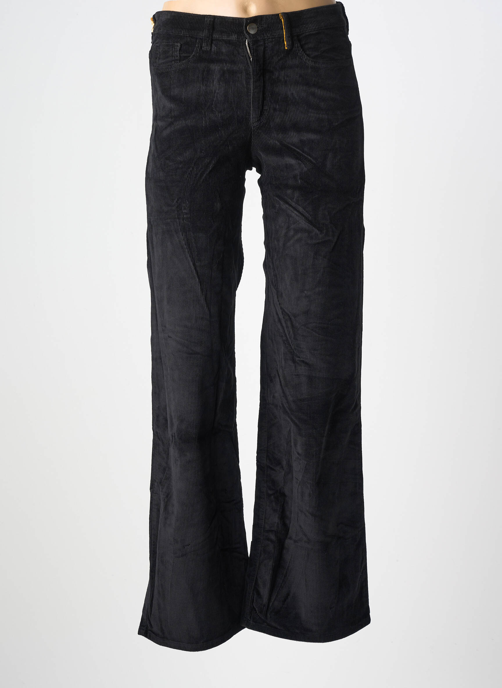 Pantalon flare stretch taille normale noir COUTURIST femme