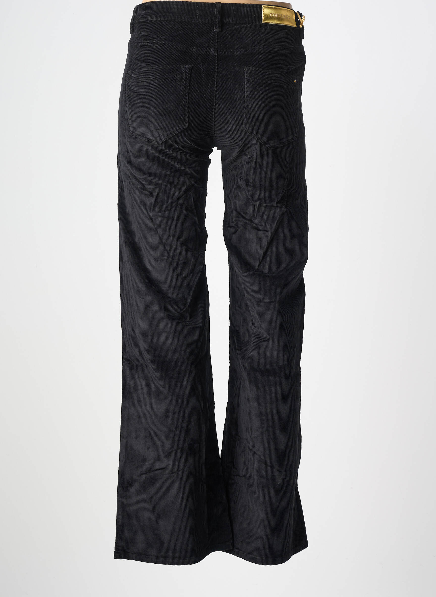 Pantalon flare stretch taille normale noir COUTURIST femme