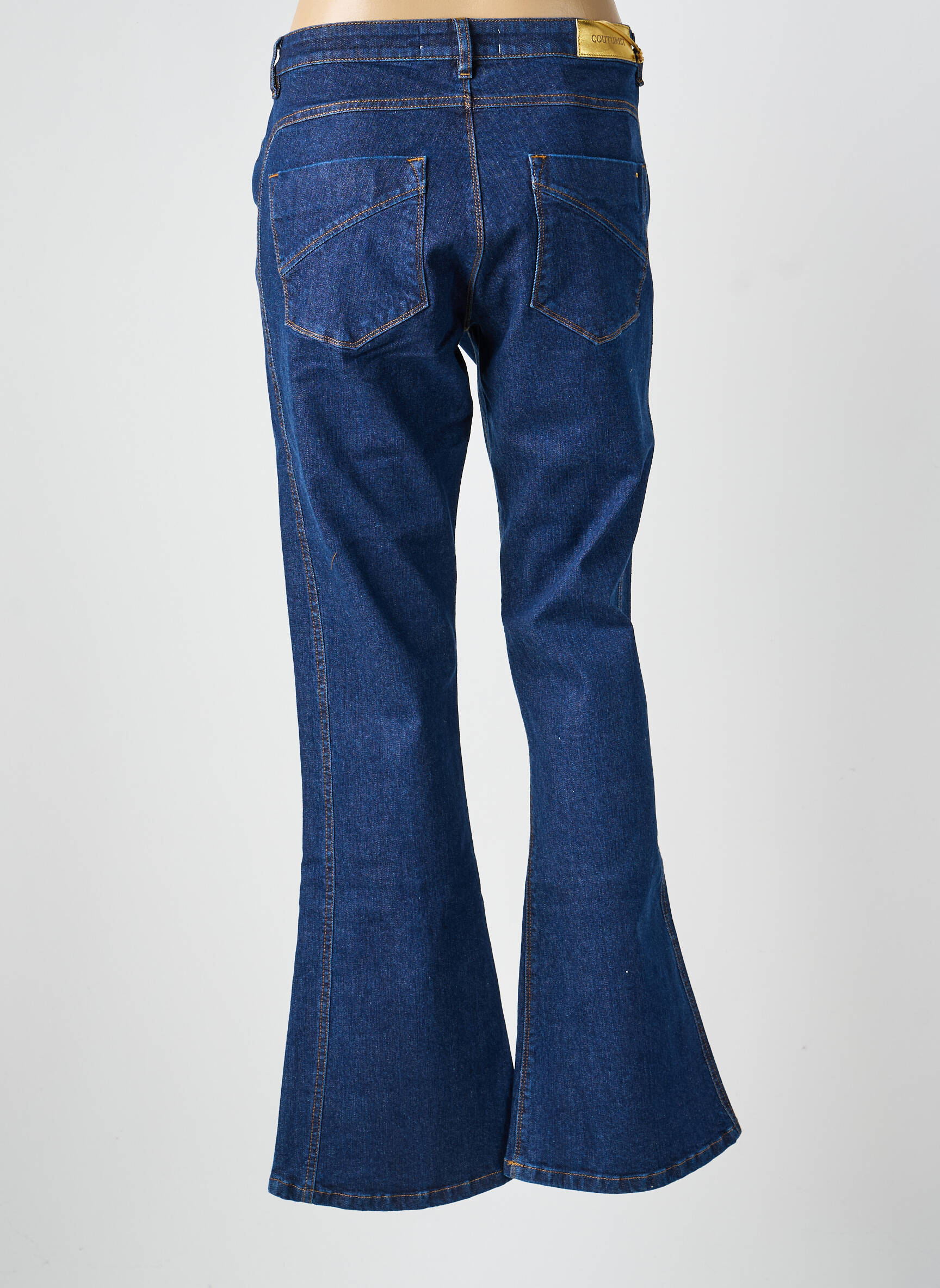 Jean coupe flare poches bleu COUTURIST homme
