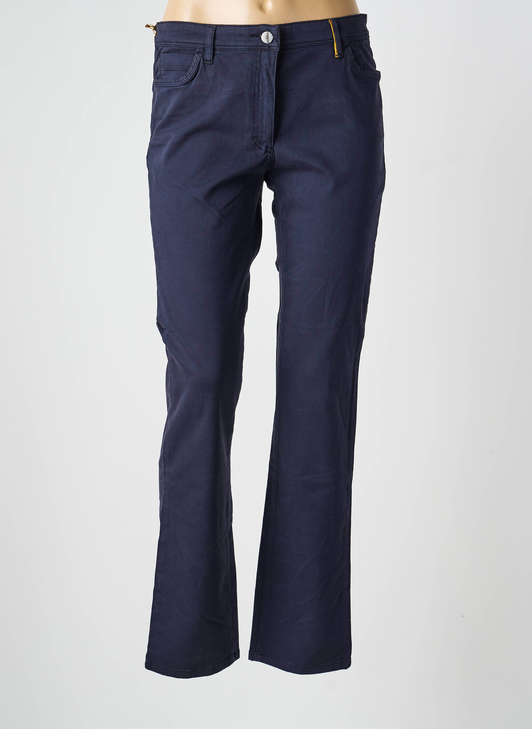 Pantalon slim poches bleu COUTURIST femme