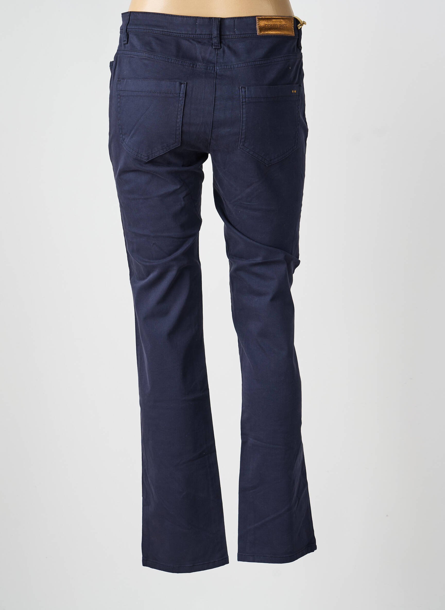Pantalon slim poches bleu COUTURIST femme