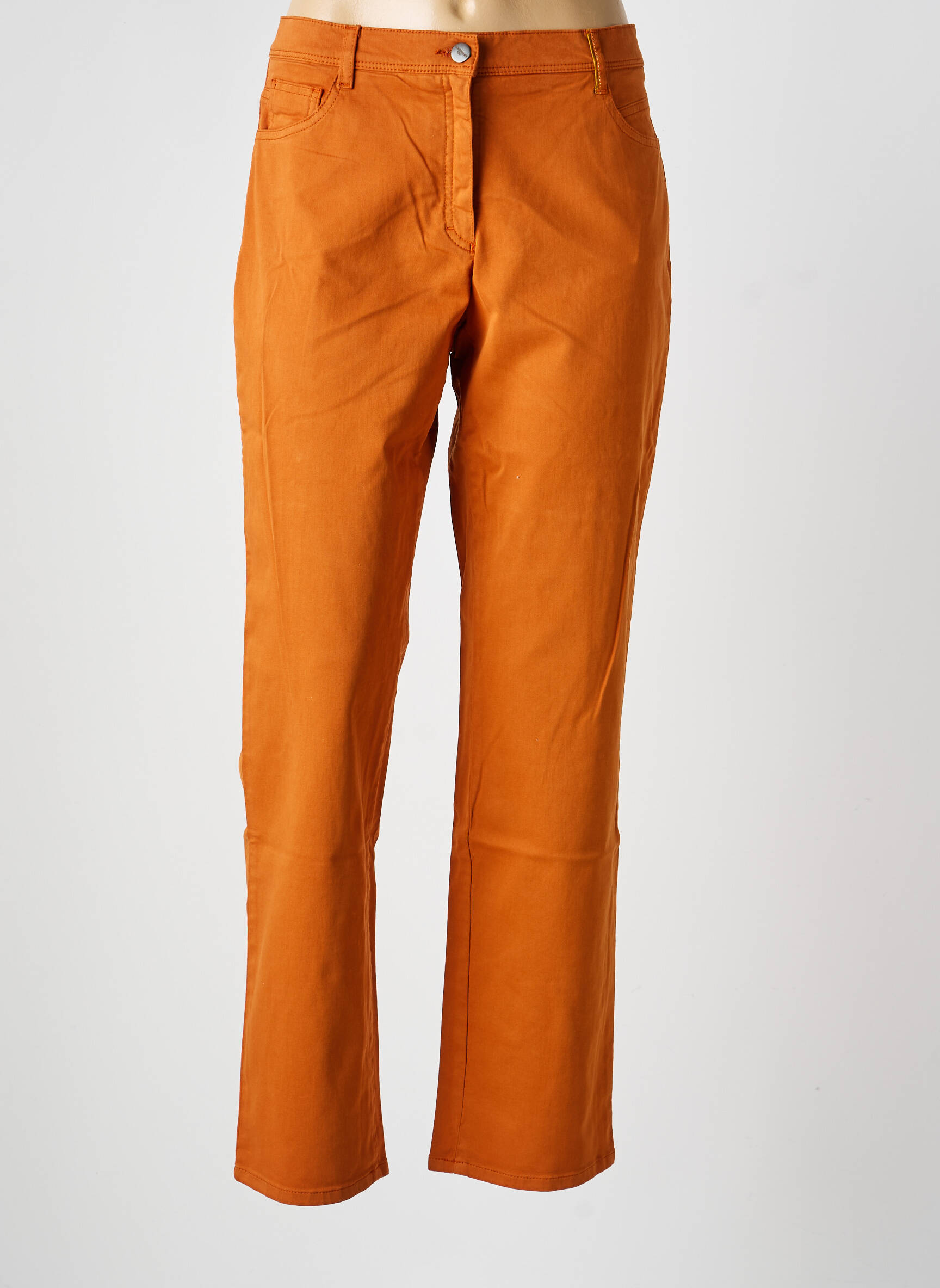 Pantalon slim poches orange COUTURIST femme