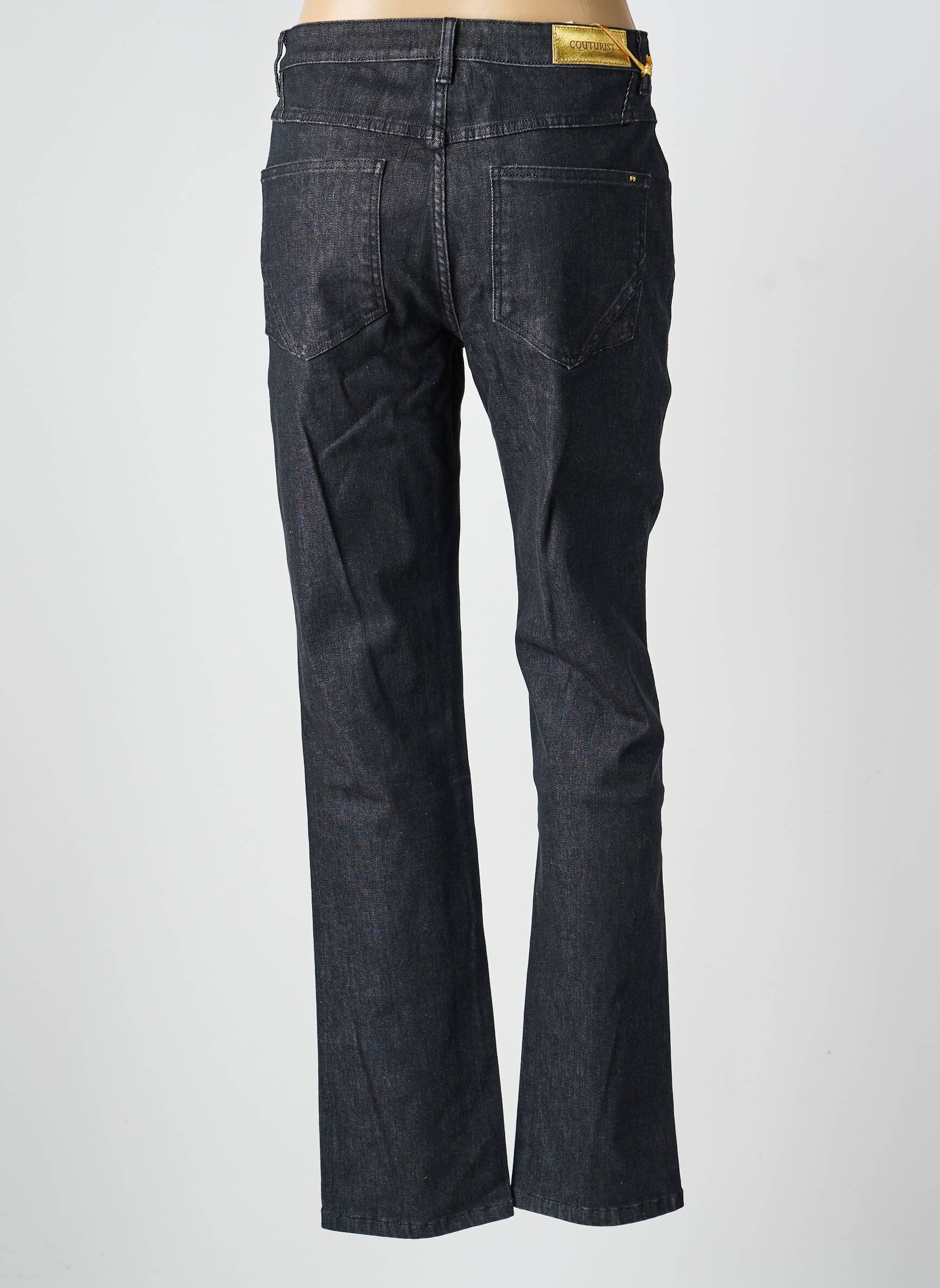 Jeans coupe slim poches gris COUTURIST femme