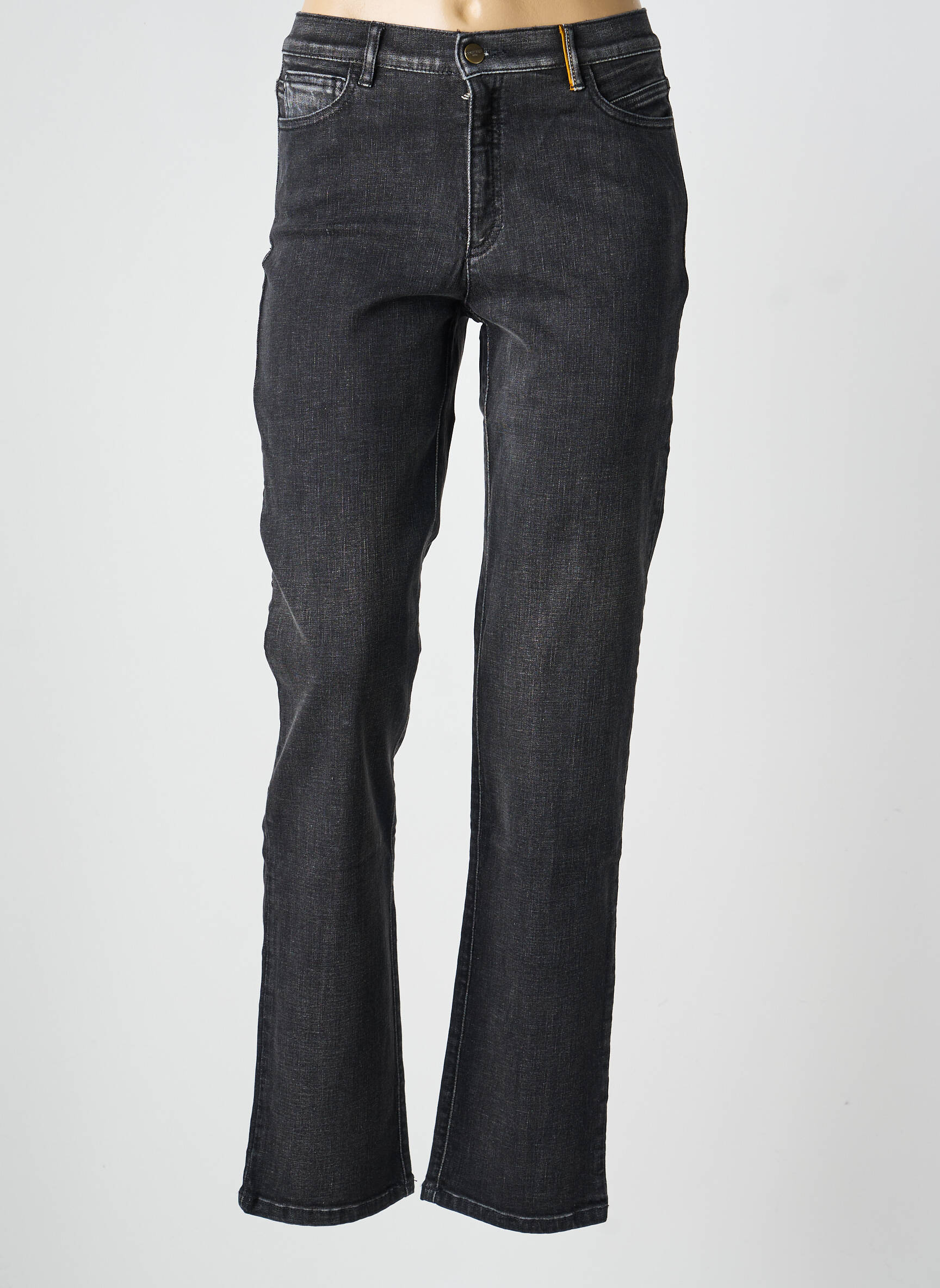 Jeans coupe slim poches noir COUTURIST femme