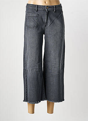 Jeans coupe droite poches gris COUTURIST femme
