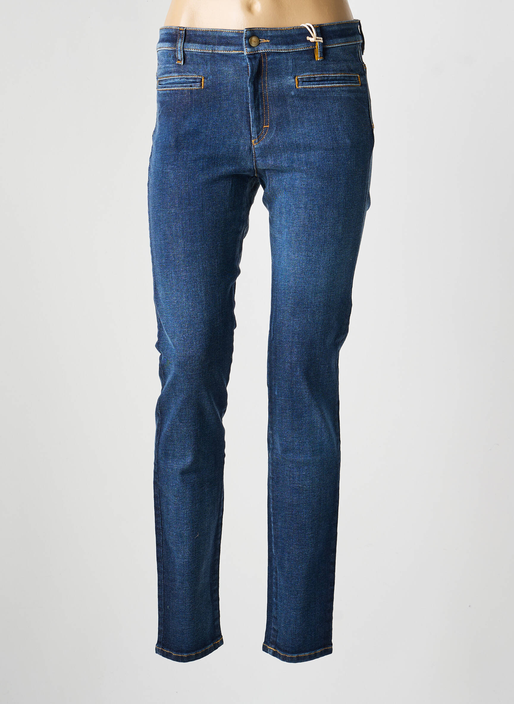Jeans skinny poches bleu COUTURIST femme
