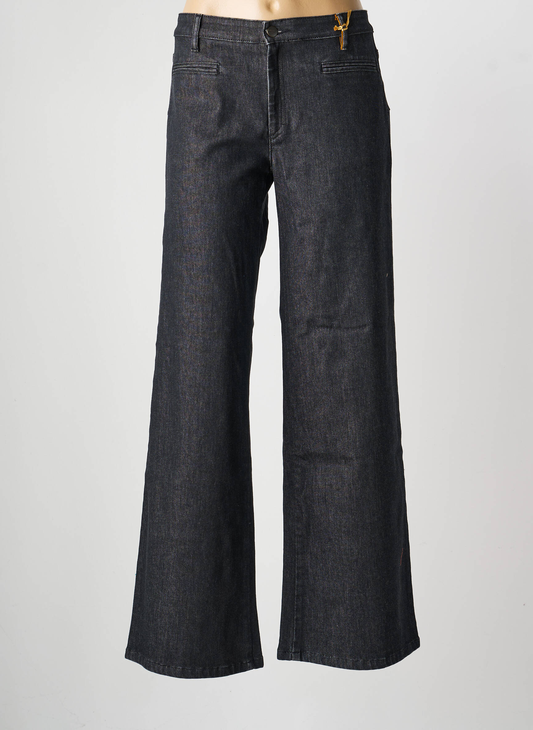 Jean coupe flare poches noir COUTURIST femme