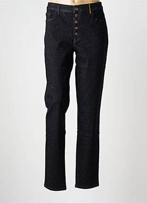 Jeans coupe slim tissage brut taille normale noir COUTURIST femme