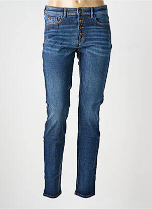 Jeans coupe slim tissage brut taille normale bleu COUTURIST femme