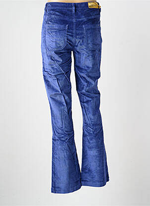 Pantalon flare taille normale taille normale bleu COUTURIST femme