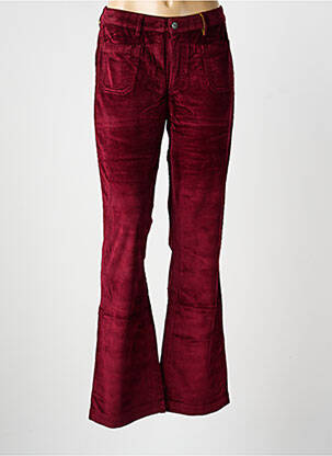 Pantalon flare taille normale taille normale rouge COUTURIST femme