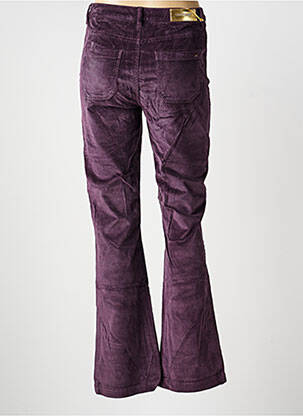 Pantalon flare taille normale taille normale violet COUTURIST femme