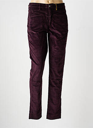 Pantalon slim stretch taille normale violet COUTURIST femme