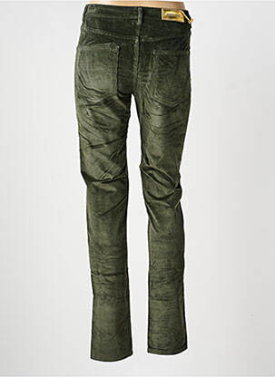 Pantalon slim stretch taille normale vert fonce COUTURIST femme