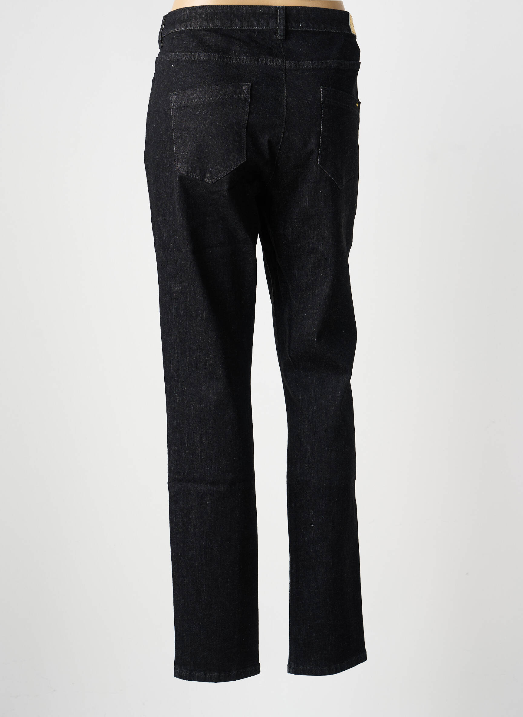 Jeans coupe slim tissage brut taille normale noir COUTURIST femme