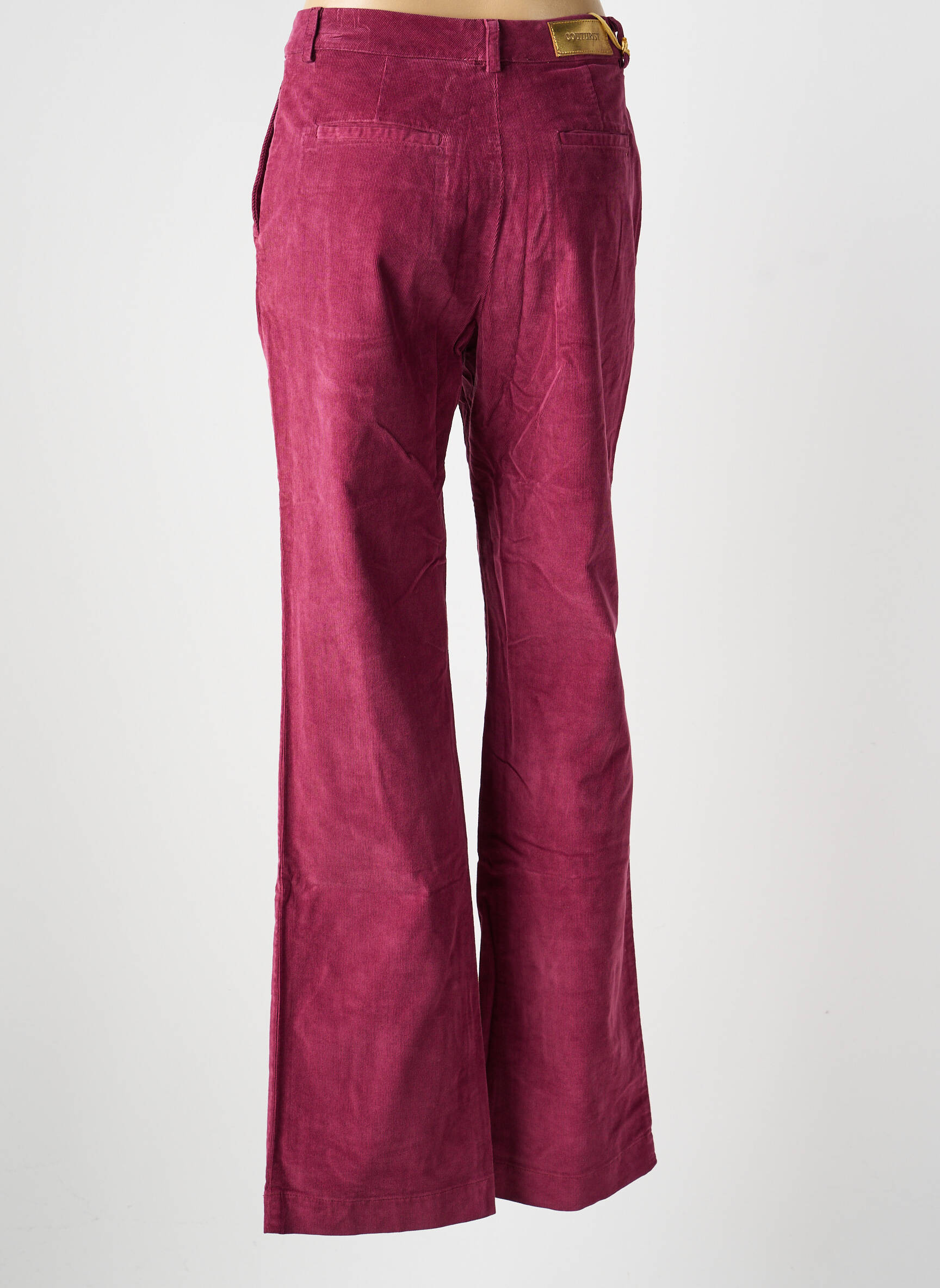 Pantalon flare stretch taille normale violet COUTURIST femme