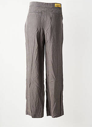Jeans coupe large taille à pinces taille haute gris COUTURIST femme