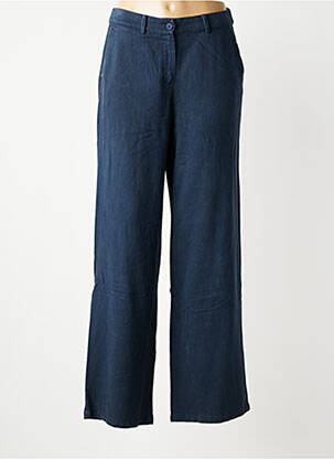 Jeans coupe large taille à pinces taille haute bleu COUTURIST femme
