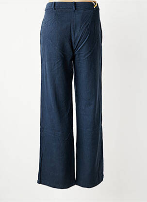 Jeans coupe large taille à pinces taille haute bleu COUTURIST femme