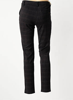 Pantalon chino tissage popeline taille normale gris COUTURIST femme